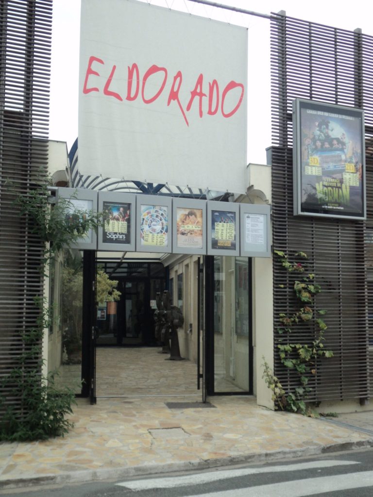 la photo montre la façade du cinéma eldorado